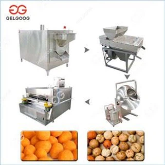 Sugar Flour Coated Peanuts Production Line| Peiriant Gwneud Cnau Mwnci wedi'i orchuddio â mêl